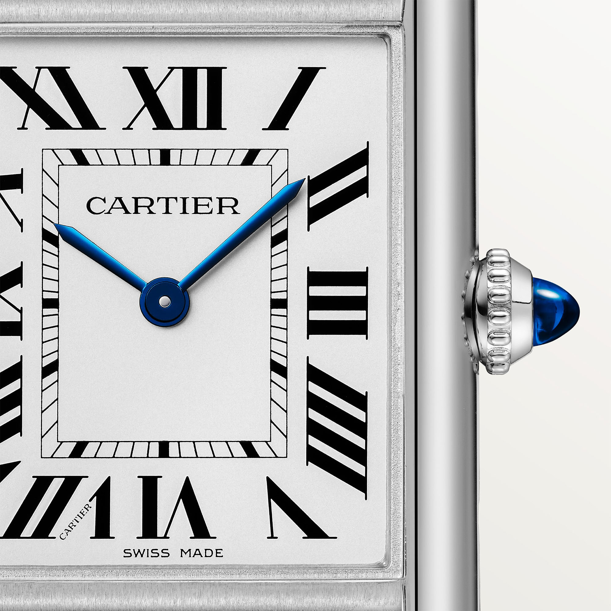 Cartier Tank Must Large Solarbeat 34 X 25 mm Stainless Steel